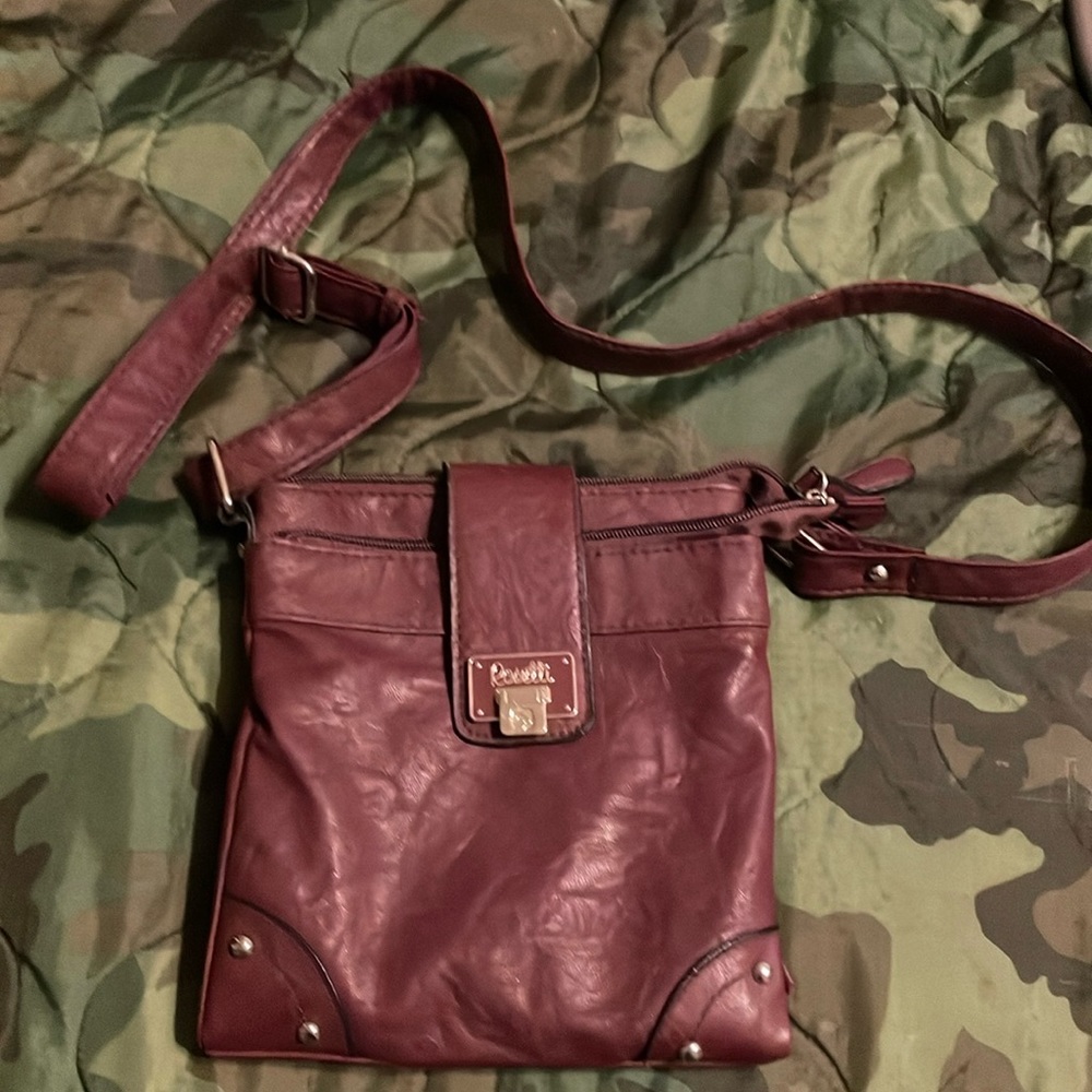 Rosetti burgundy crossbody purse